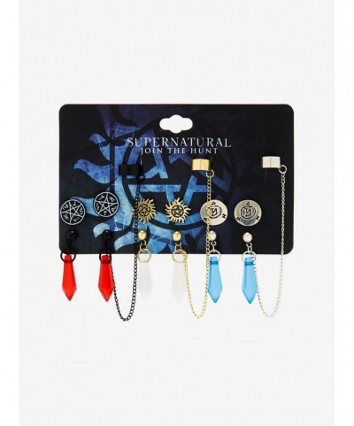 Best Deal Supernatural Logo Cuff Earring Set $4.90 Others