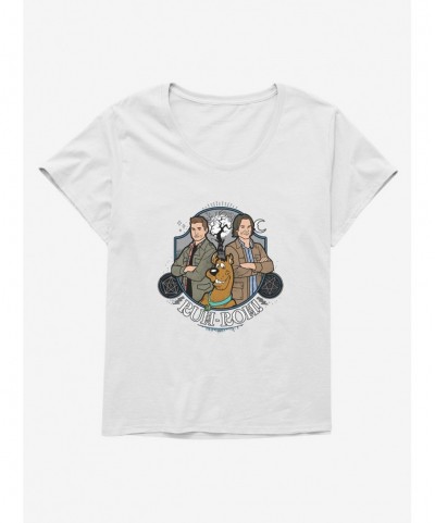 Unique Supernatural Sam, Dean, & Scooby Ruh-Roh! Girls T-Shirt Plus Size $7.40 T-Shirts