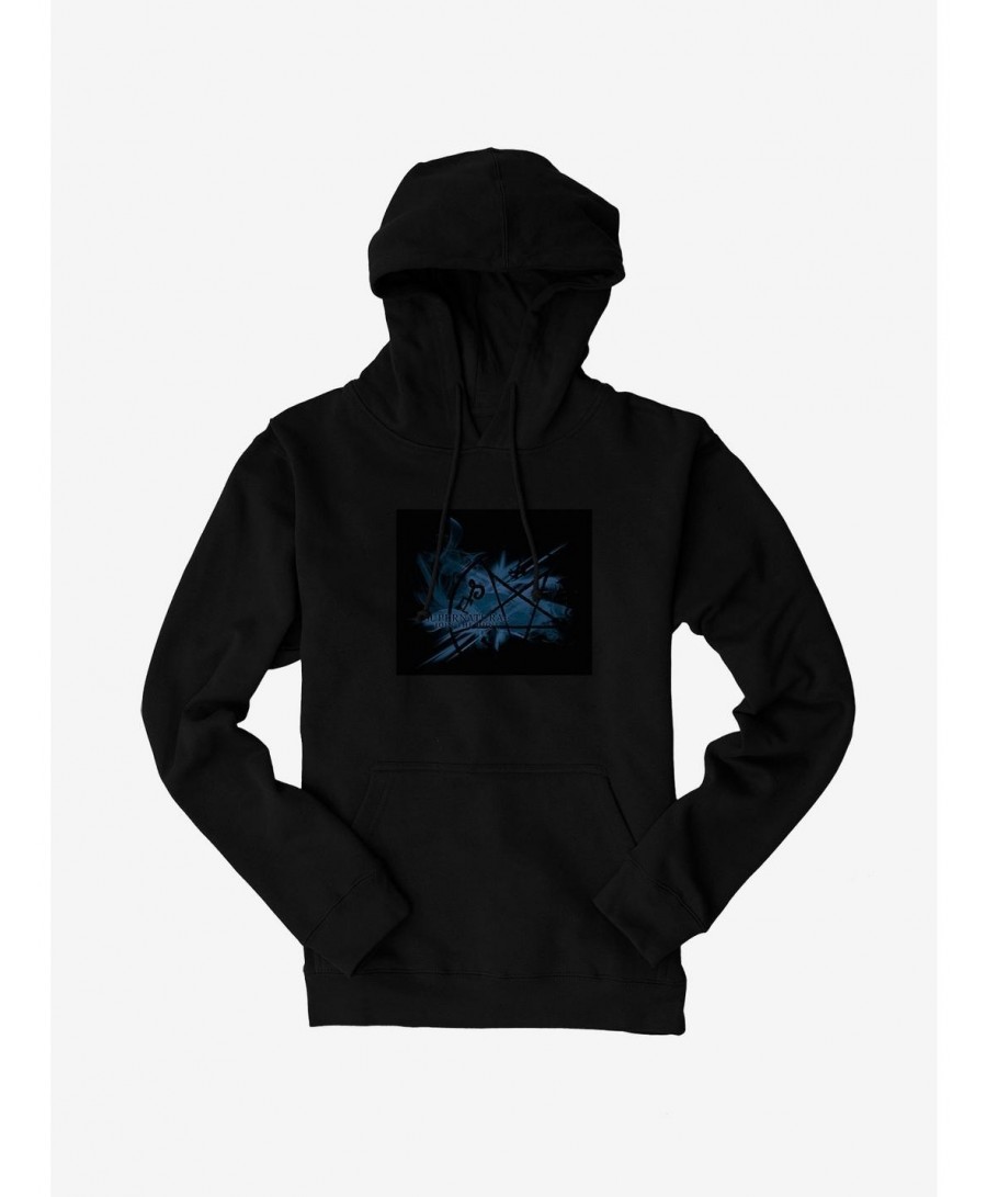 Trendy Supernatural Blue Pentagram Hoodie $17.96 Hoodies