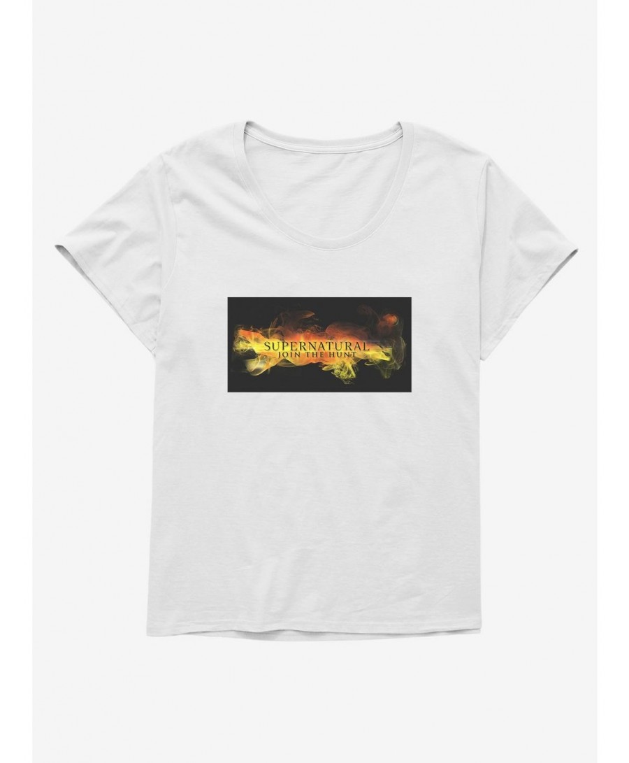 Fashion Supernatural Join The Hunt Fog Girls T-Shirt Plus Size $11.10 T-Shirts