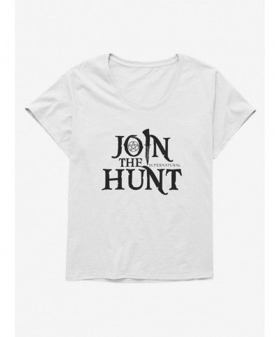 Crazy Deals Supernatural Join The Hunt Icons Girls T-Shirt Plus Size $8.79 T-Shirts