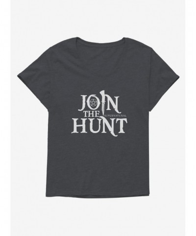 Crazy Deals Supernatural Join The Hunt Icons Girls T-Shirt Plus Size $8.79 T-Shirts