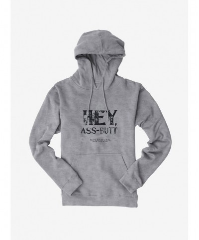 Limited-time Offer Supernatural Hey Assbutt Hoodie $14.37 Hoodies