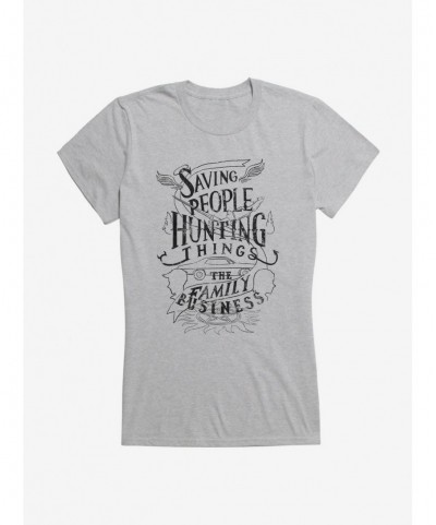 Exclusive Price Supernatural The Family Business Motto Girls T-Shirt $6.77 T-Shirts