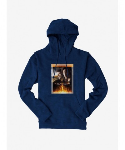 Hot Sale Supernatural Join The Hunt Walk Flames Hoodie $15.09 Hoodies