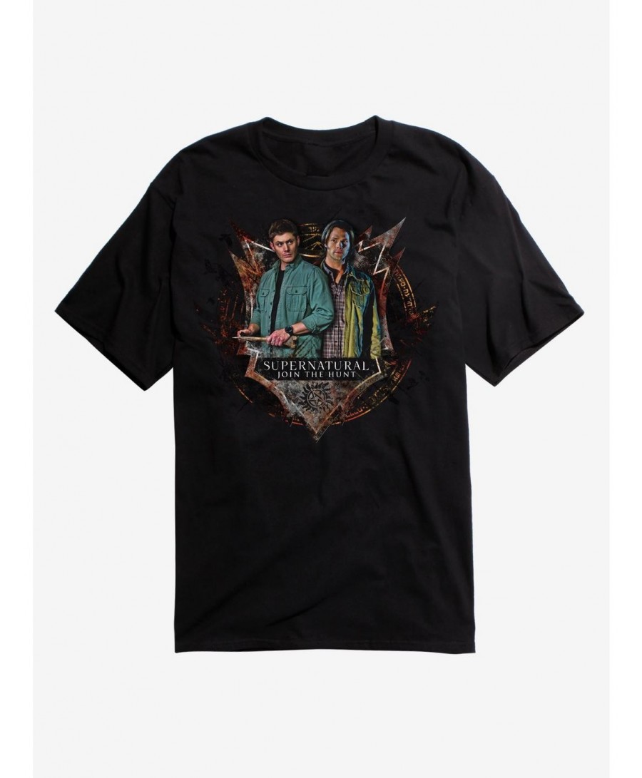 Exclusive Price Supernatural Brothers Logo T-Shirt $7.07 T-Shirts