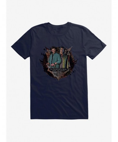 Exclusive Price Supernatural Brothers Logo T-Shirt $7.07 T-Shirts