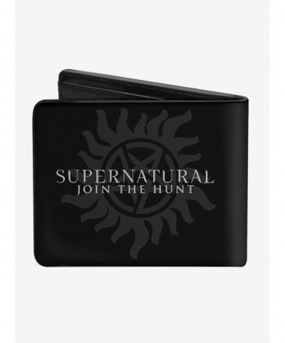 Low Price Supernatural Saving People Hunting Things Logo Bi-fold Wallet $8.88 Wallets