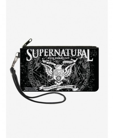 Cheap Sale Supernatural Winchster Brothers Zip Wallet $7.11 Wallets