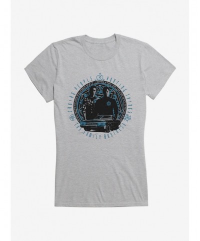 Bestselling Supernatural Sam and Dean Family Girls T-Shirt $9.76 T-Shirts