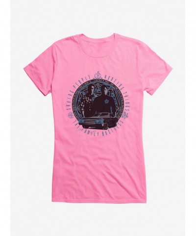 Bestselling Supernatural Sam and Dean Family Girls T-Shirt $9.76 T-Shirts