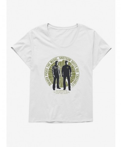 Pre-sale Discount Supernatural Sam & Dean Drive & Shotgun Rules Girls T-Shirt Plus Size $10.64 T-Shirts