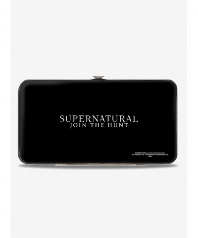 Hot Sale Supernatural Dean Smiling Pie Galaxy Hinged Wallet $9.82 Wallets