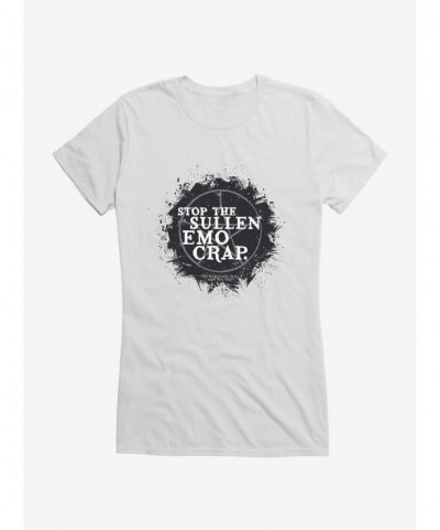 Hot Sale Supernatural Sullen Emo Crap Girls T-Shirt $6.97 T-Shirts