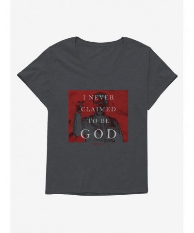 Limited-time Offer Supernatural Never Claimed To Be God Girls Plus Size T-Shirt $9.71 T-Shirts