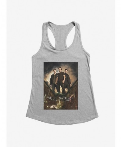 Discount Sale Supernatural Join The Hunt Girls Tank $7.57 Tanks