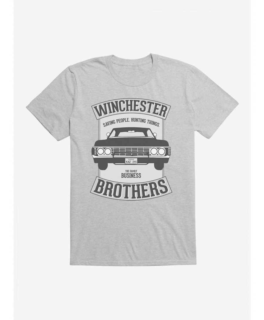 Exclusive Supernatural Winchester Brothers Baby Logo T-Shirt $8.03 T-Shirts