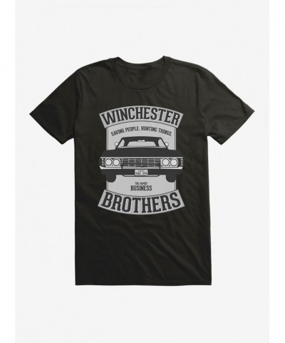 Exclusive Supernatural Winchester Brothers Baby Logo T-Shirt $8.03 T-Shirts