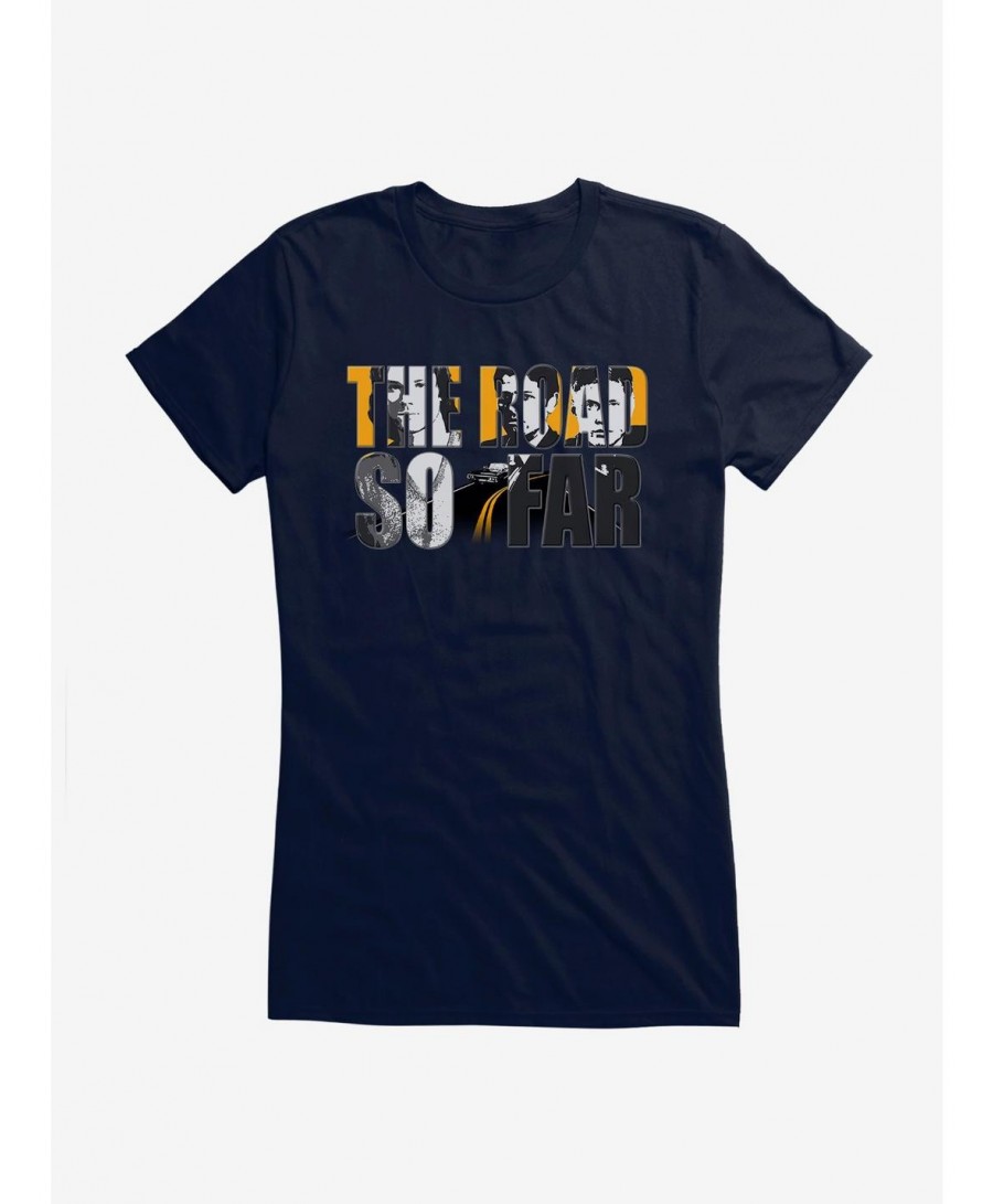 Seasonal Sale Supernatural The Road So Far Girls T-Shirt $6.77 T-Shirts