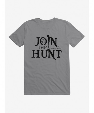 Fashion Supernatural Join The Hunt Logo T-Shirt $8.99 Others