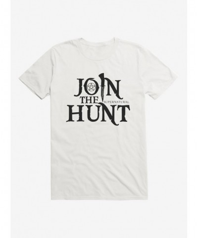 Fashion Supernatural Join The Hunt Logo T-Shirt $8.99 Others