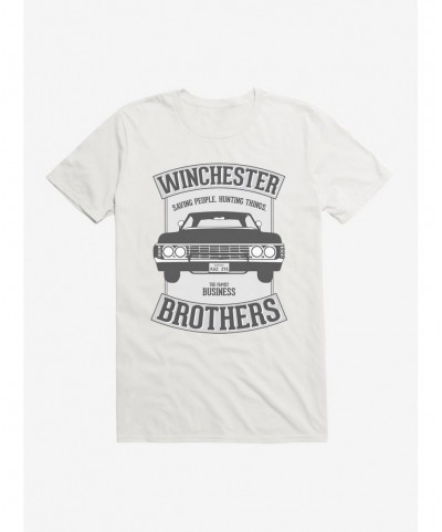 Exclusive Supernatural Winchester Brothers Baby Logo T-Shirt $8.03 T-Shirts