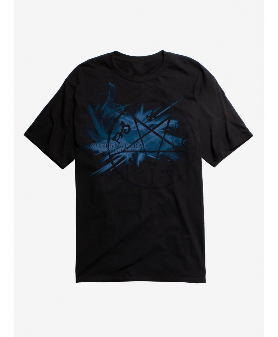 Value Item Supernatural Join The Hunt Logos T-Shirt $6.31 Others