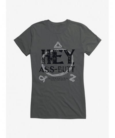 Special Supernatural Hey Ass-Butt Girls T-Shirt $9.76 T-Shirts