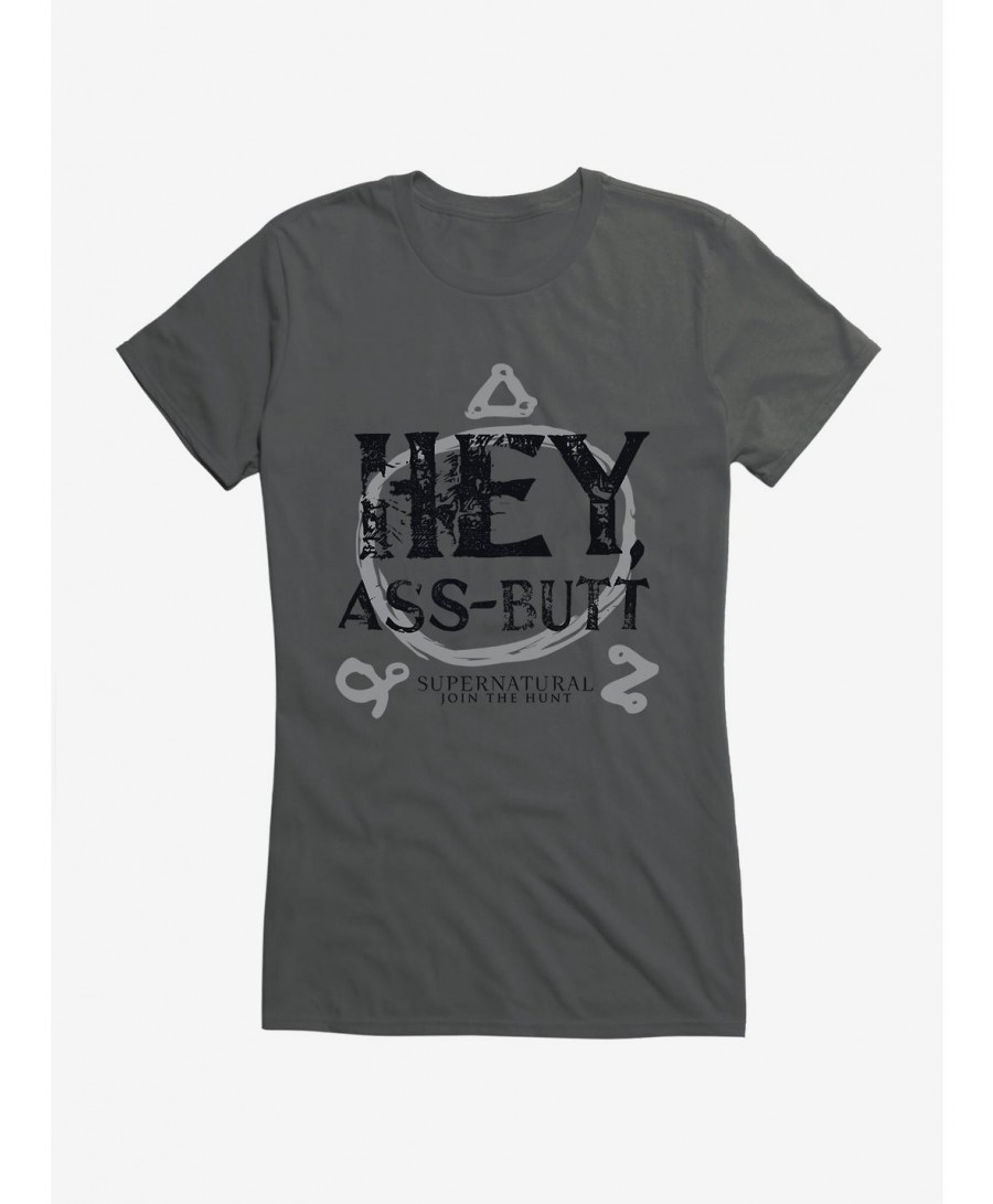 Special Supernatural Hey Ass-Butt Girls T-Shirt $9.76 T-Shirts