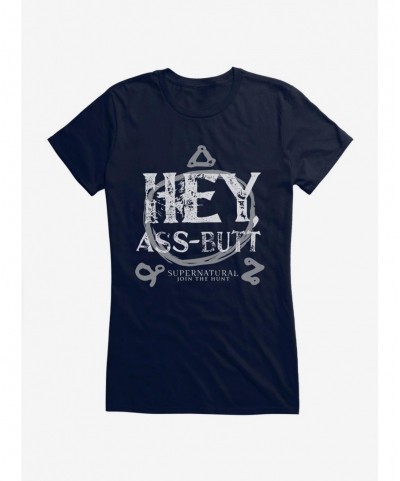 Special Supernatural Hey Ass-Butt Girls T-Shirt $9.76 T-Shirts