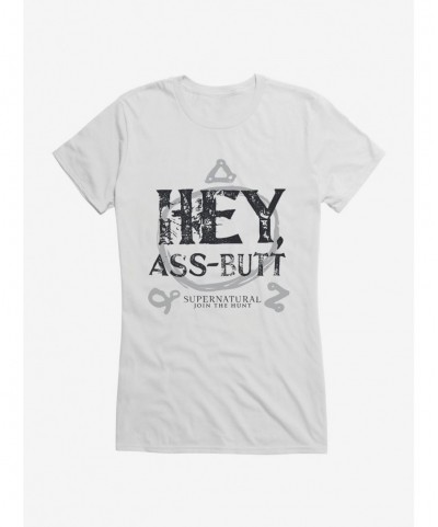 Special Supernatural Hey Ass-Butt Girls T-Shirt $9.76 T-Shirts