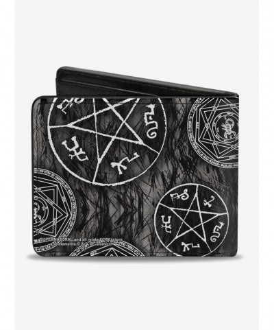 Limited Time Special Supernatural Devils Trap Pentagrams Bi-Fold Wallet $10.24 Wallets