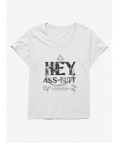 Absolute Discount Supernatural Hey, Ass-Butt Girls T-Shirt Plus Size $9.02 T-Shirts