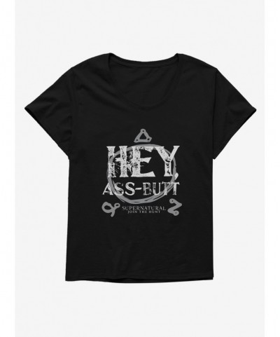 Absolute Discount Supernatural Hey, Ass-Butt Girls T-Shirt Plus Size $9.02 T-Shirts