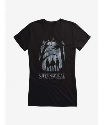 High Quality Supernatural Forest Join The Hunt Girls T-Shirt $9.16 T-Shirts