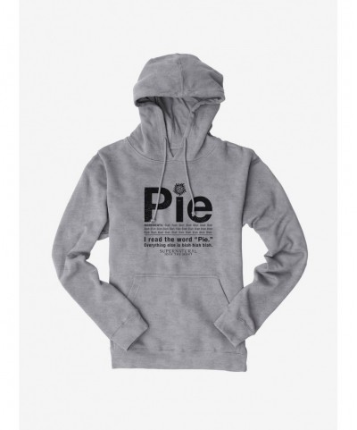 Discount Sale Supernatural Pie Hoodie $17.24 Hoodies