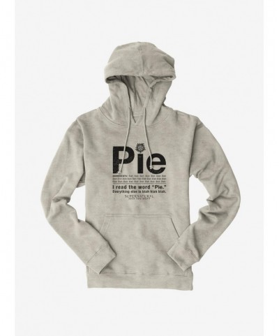 Discount Sale Supernatural Pie Hoodie $17.24 Hoodies