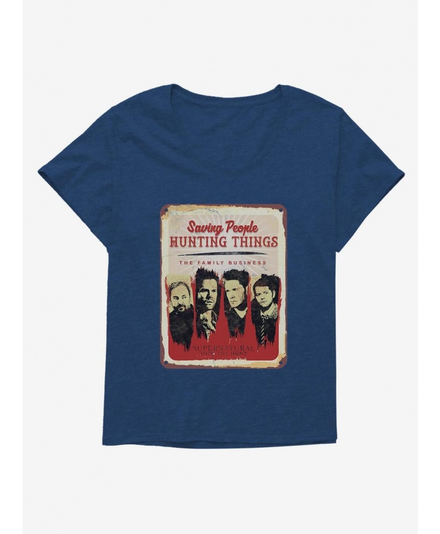 Discount Supernatural The Family Business Girls T-Shirt Plus Size $9.94 T-Shirts