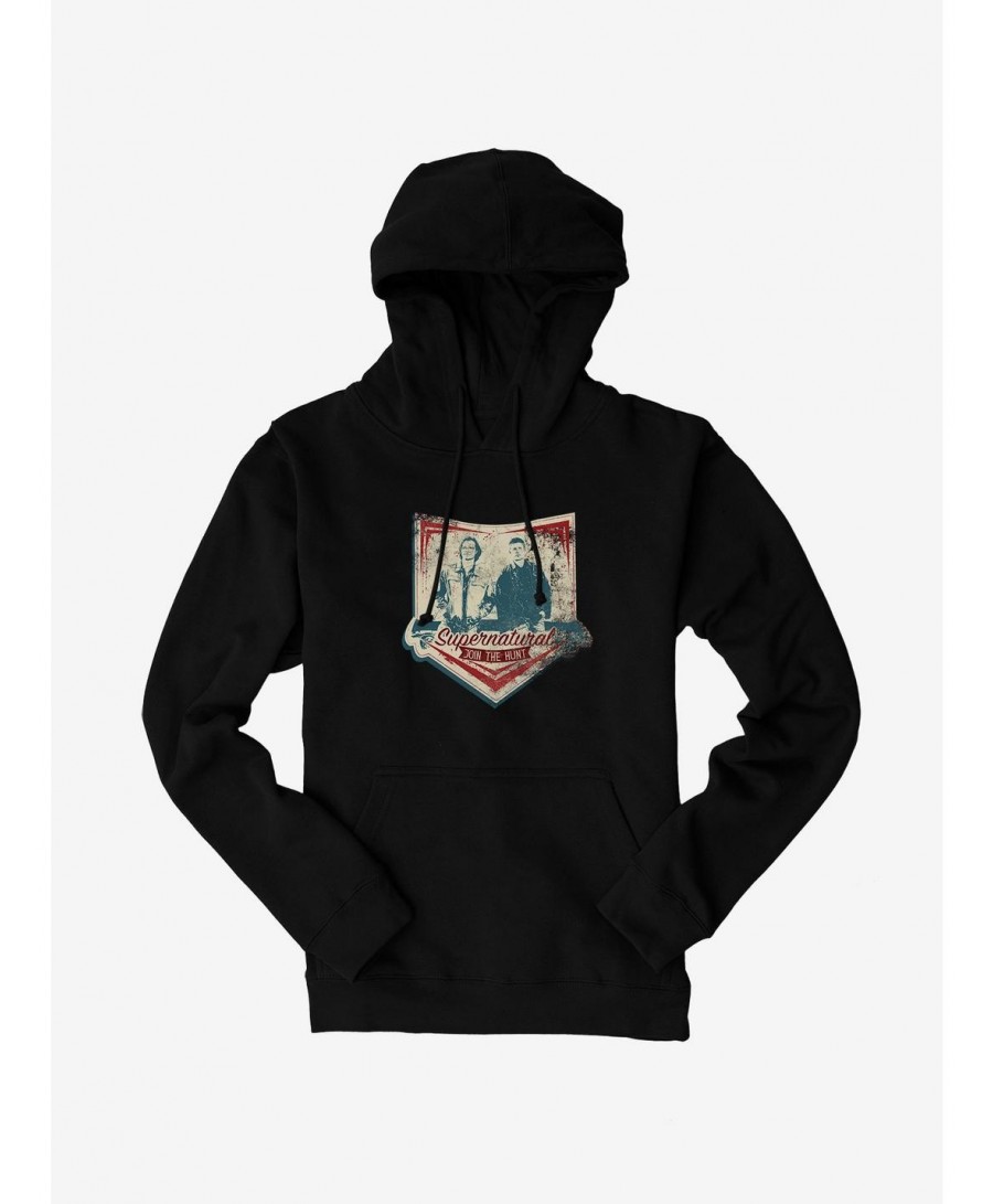 Exclusive Price Supernatural Join The Hunt Grunge Hoodie $16.16 Hoodies