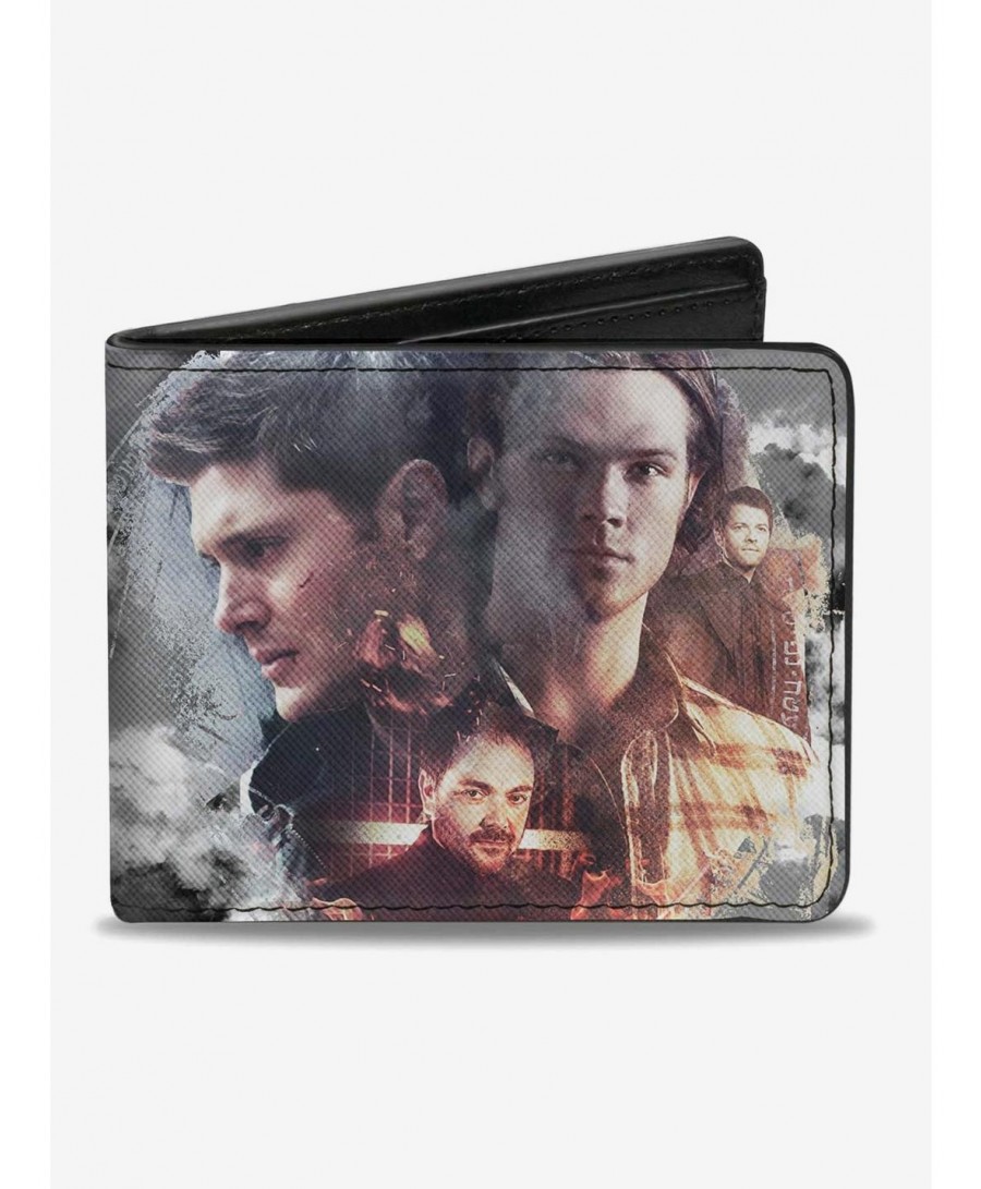 Huge Discount Supernatural Character Poses Join the Hunt Bi-fold Wallet $9.07 Wallets