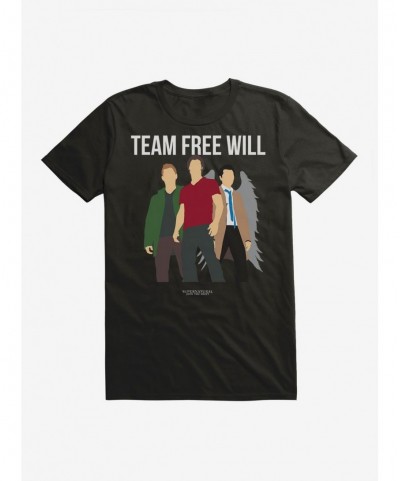 Trendy Supernatural Team Free Will T-Shirt $9.37 T-Shirts