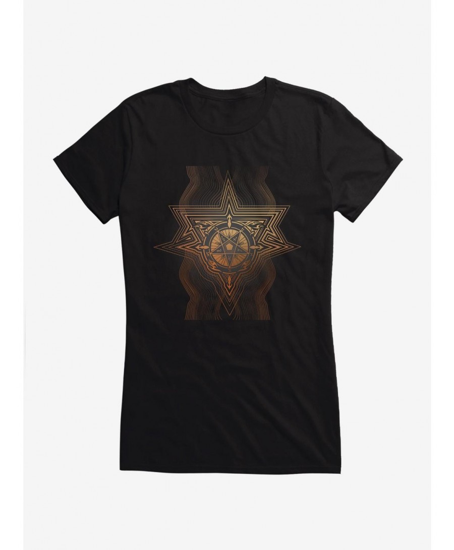 Flash Sale Supernatural Pentagram Girls T-Shirt $6.57 T-Shirts