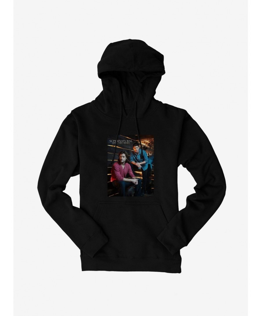 Hot Sale Supernatural Winchester Brothers Hoodie $14.37 Hoodies