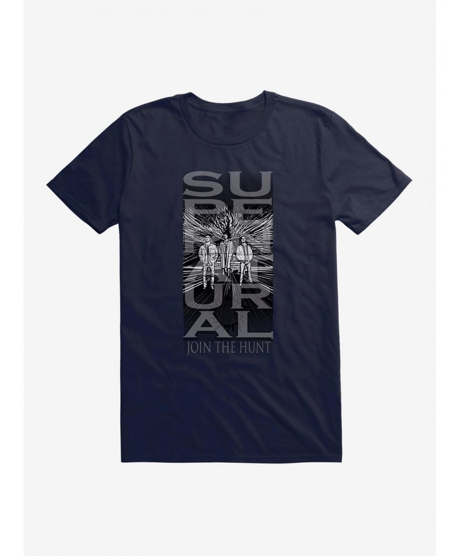 Wholesale Supernatural Join The Hunt Banner Style T-Shirt $8.03 T-Shirts