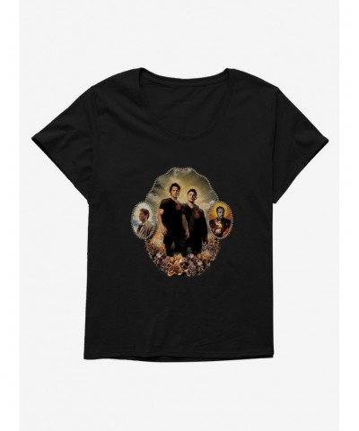 Exclusive Price Supernatural Characters With Halos Girls T-Shirt Plus Size $10.87 T-Shirts