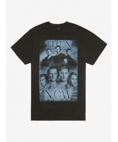 Crazy Deals Supernatural Then & Now T-Shirt $4.62 T-Shirts