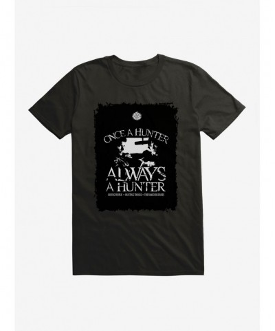 Flash Sale Supernatural Always A Hunter T-Shirt $8.80 T-Shirts