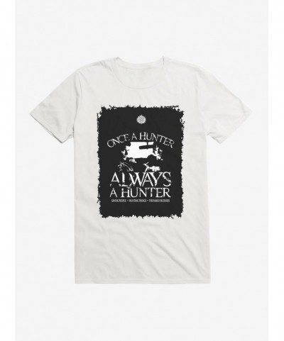 Flash Sale Supernatural Always A Hunter T-Shirt $8.80 T-Shirts