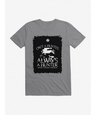 Flash Sale Supernatural Always A Hunter T-Shirt $8.80 T-Shirts