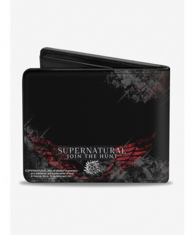 Discount Supernatural Dean Pose This Is All Kinds of Wrong Bi-fold Wallet $6.62 Wallets